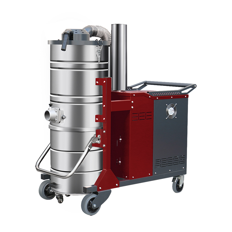 静海坦洁380V 双桶手动反吹工业吸尘器X8系列